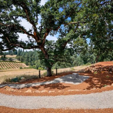 rolling hills landscape 2023 Tour of Homes by Foksha Homes in Salem Oregon